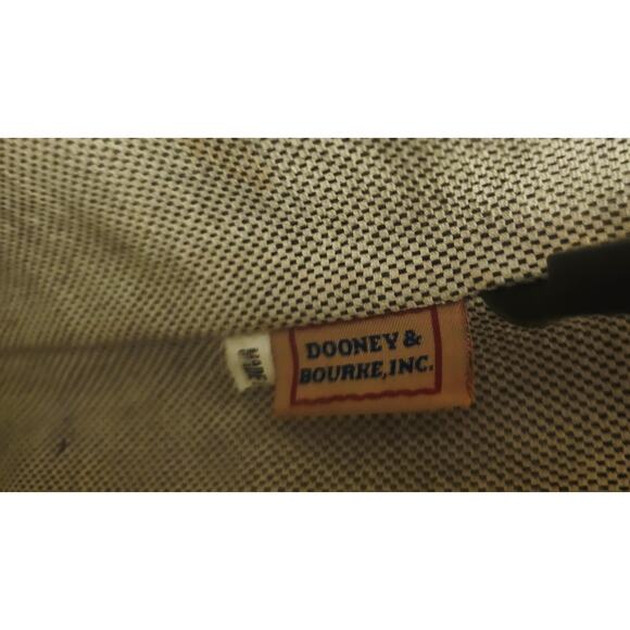 Dooney & Bourke Signature DB Monogram Purse Black Structured Designer Handbag - Picture 5 of 14